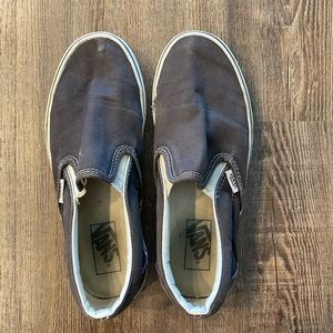 Gray Slip On Vans